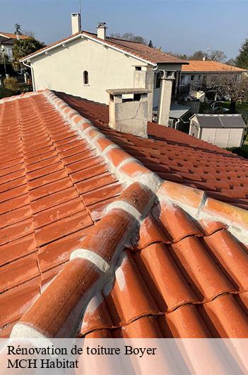 Rénovation de toiture boyer-71700 MCH Habitat