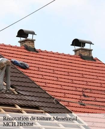 Rénovation de toiture  menetreuil-71470 MCH Habitat