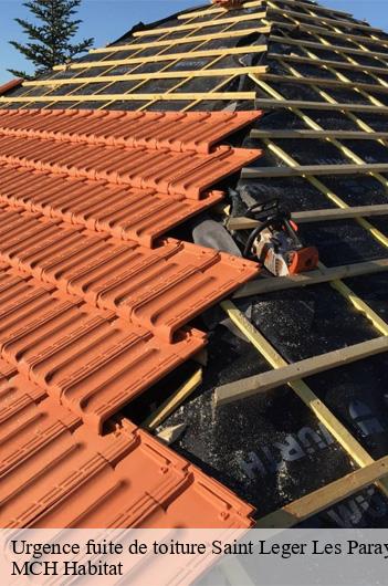 Urgence fuite de toiture  saint-leger-les-paray-71600 MCH Habitat