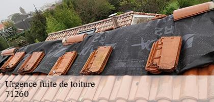 Urgence fuite de toiture  fleurville-71260 Catherin Couverture 71