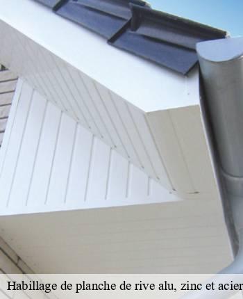 Habillage de planche de rive alu, zinc et acier creot-71490 MCH Habitat
