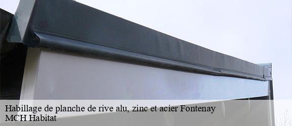 Habillage de planche de rive alu, zinc et acier  fontenay-71120 MCH Habitat