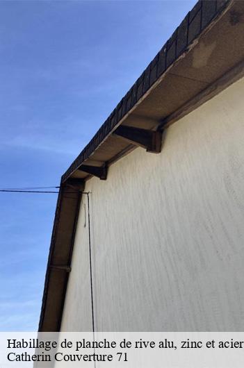 Habillage de planche de rive alu, zinc et acier  lugny-les-charolles-71120 Catherin Couverture 71