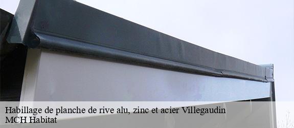 Habillage de planche de rive alu, zinc et acier  villegaudin-71620 MCH Habitat