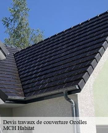 Devis travaux de couverture  ozolles-71120 MCH Habitat