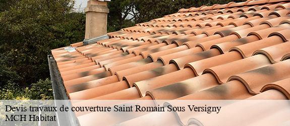 Devis travaux de couverture  saint-romain-sous-versigny-71420 MCH Habitat