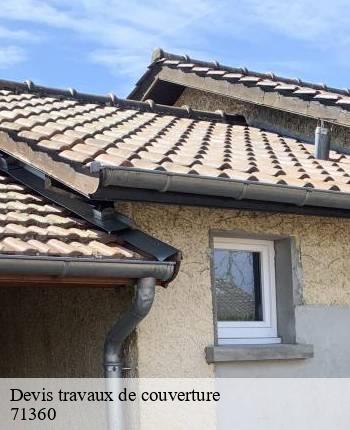 Devis travaux de couverture  saisy-71360 MCH Habitat