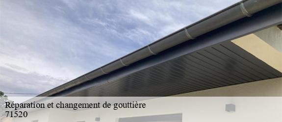 Réparation et changement de gouttière brandon-71520 MCH Habitat