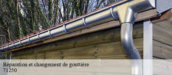 Réparation et changement de gouttière  cluny-71250 MCH Habitat