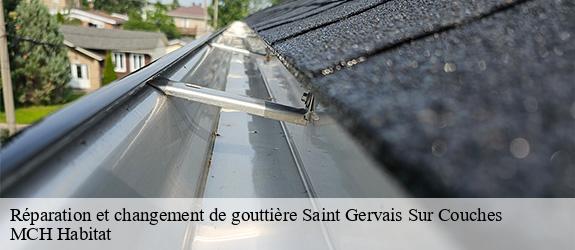 Réparation et changement de gouttière  saint-gervais-sur-couches-71490 MCH Habitat