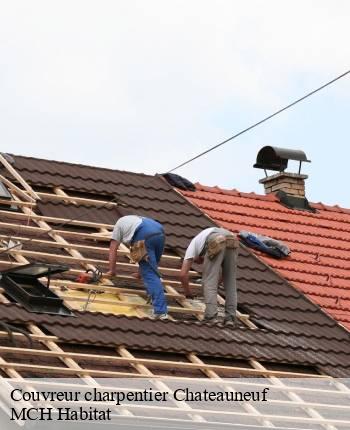Couvreur charpentier chateauneuf-71740 MCH Habitat