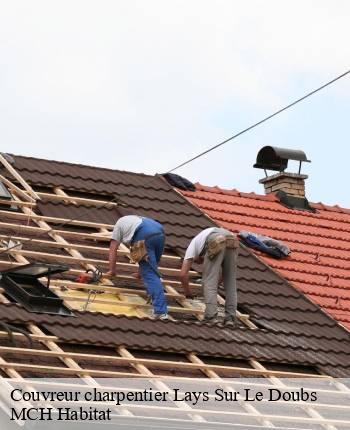 Couvreur charpentier  lays-sur-le-doubs-71270 MCH Habitat