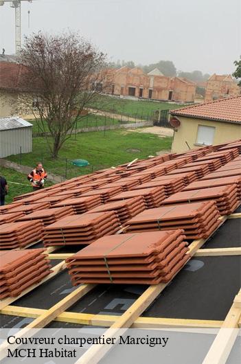 Couvreur charpentier marcigny-71110 MCH Habitat