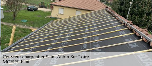 Couvreur charpentier saint-aubin-sur-loire-71140 MCH Habitat