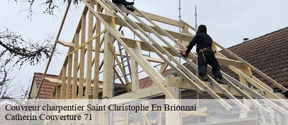 Couvreur charpentier  saint-christophe-en-brionnai-71800 Catherin Couverture 71