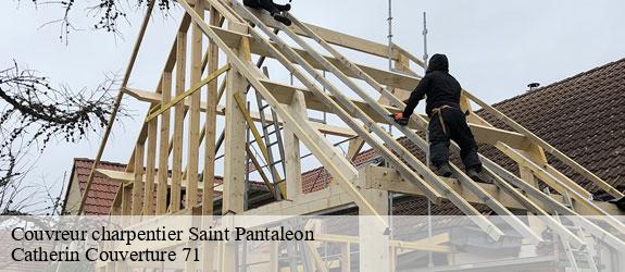 Couvreur charpentier saint-pantaleon-71400 Catherin Couverture 71