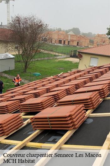 Couvreur charpentier sennece-les-macon-71000 MCH Habitat