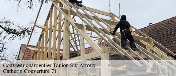 Couvreur charpentier toulon-sur-arroux-71320 Catherin Couverture 71