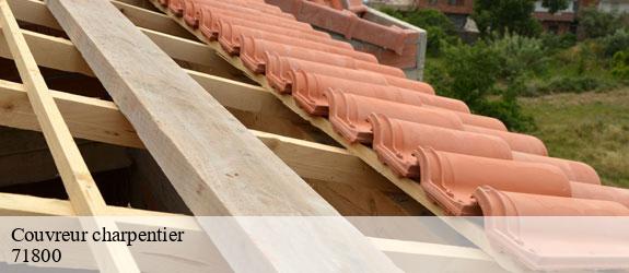 Couvreur charpentier  varennes-sous-dun-71800 Catherin Couverture 71